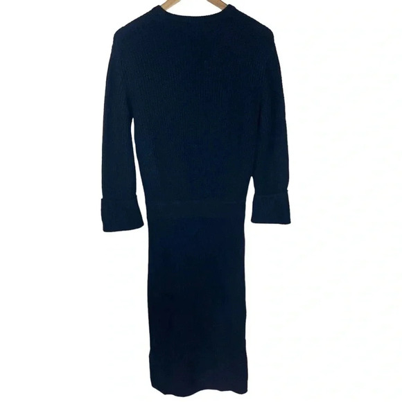 Reiss Jodie Knitted Wool Blend  Midi Dress - Picture 8 of 10